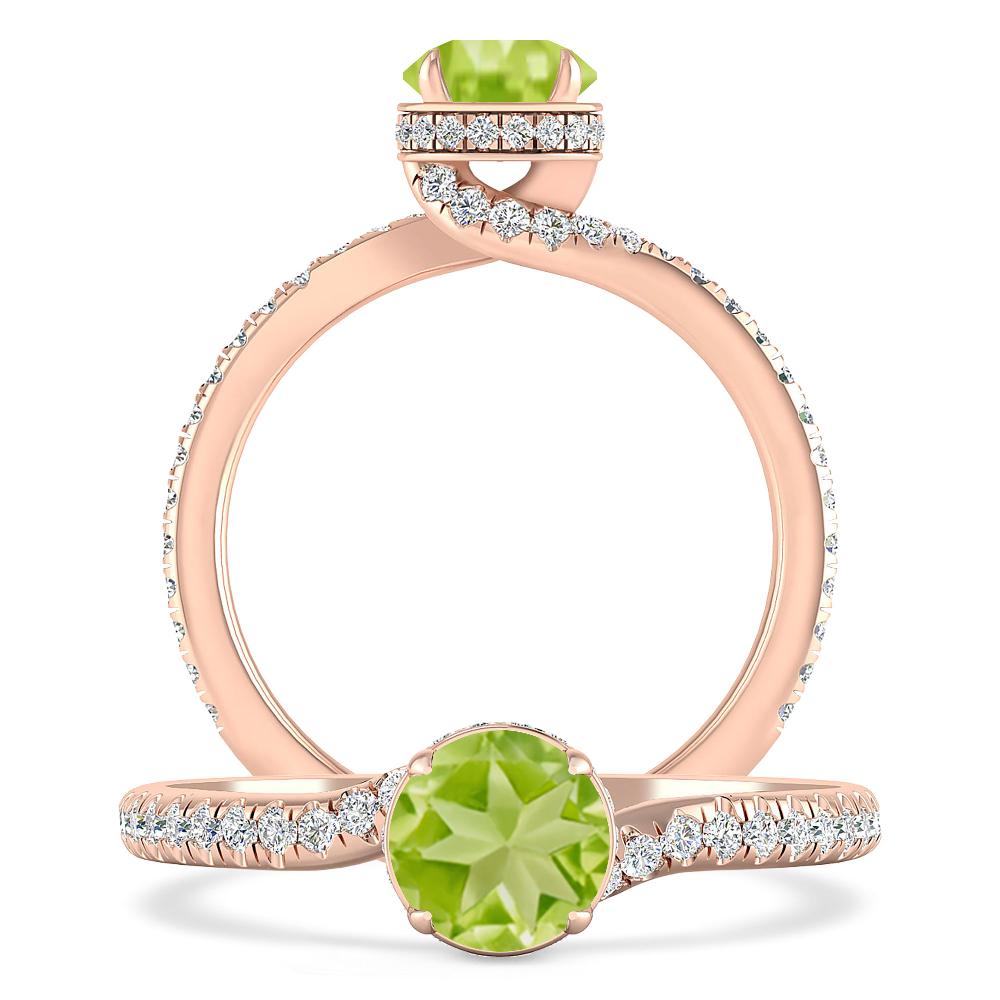 Rose Gold - Peridot