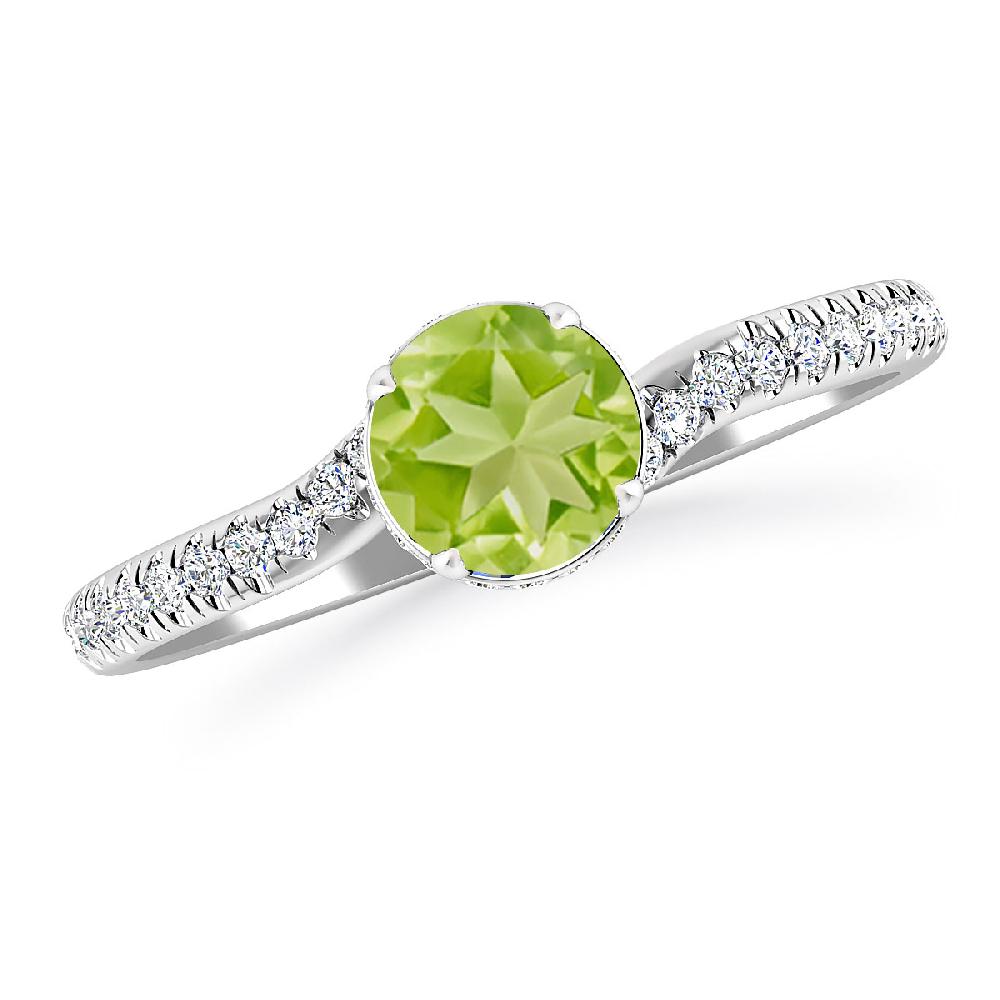 White Gold - Peridot