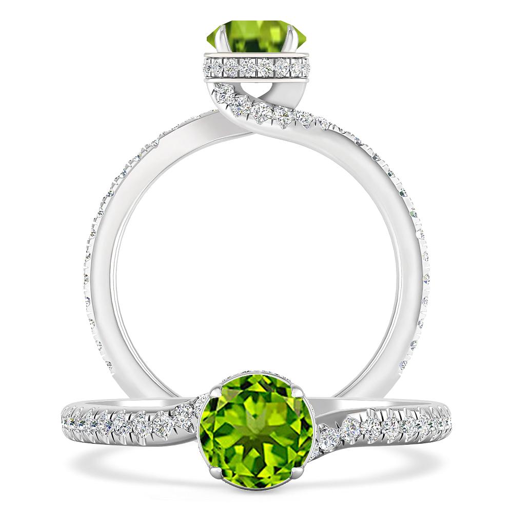 White Gold - Peridot