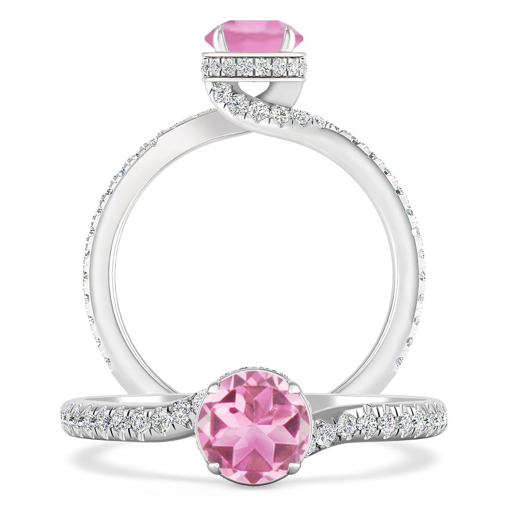 White Gold - Pink Tourmaline