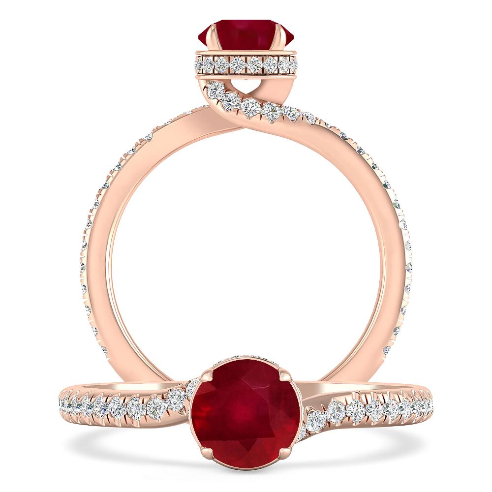 Rose Gold - Ruby