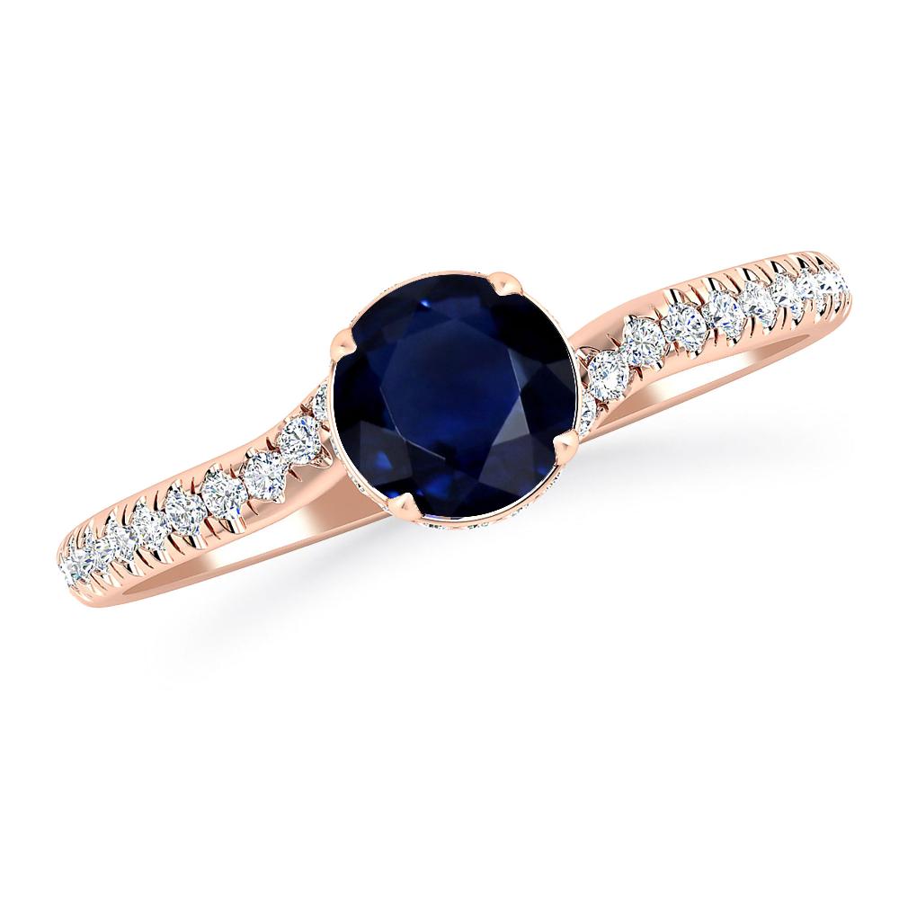 Rose Gold - Sapphire