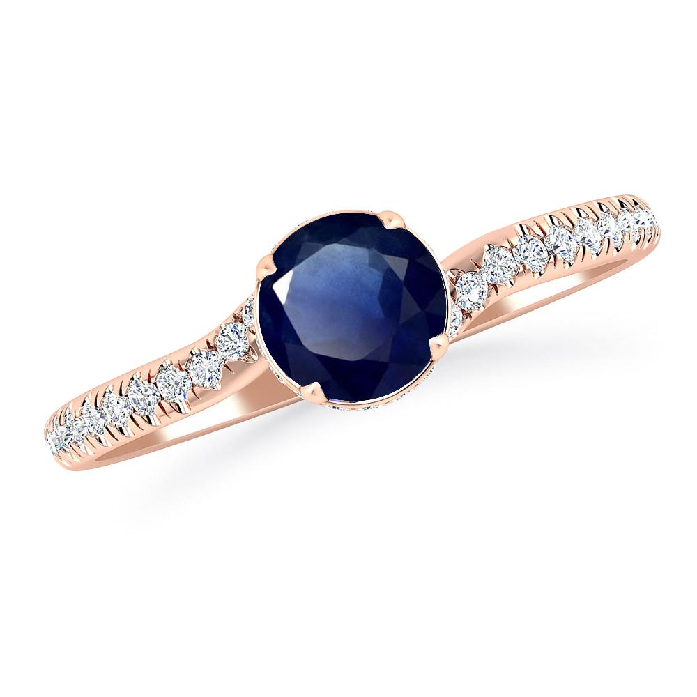 Rose Gold - Sapphire