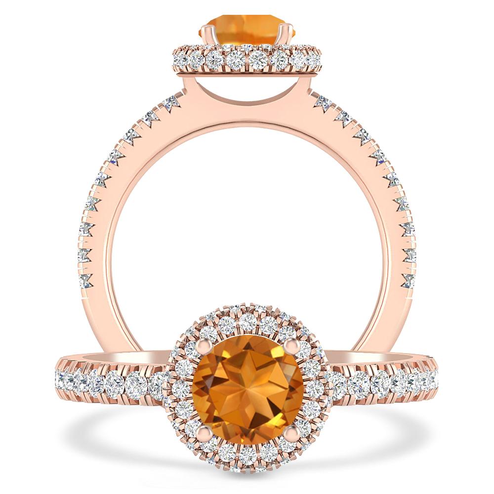 Rose Gold - Citrine