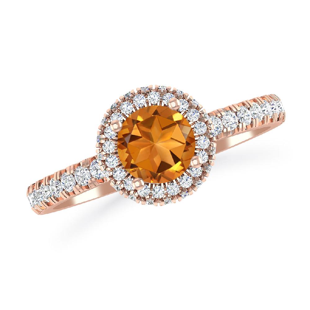 Rose Gold - Citrine