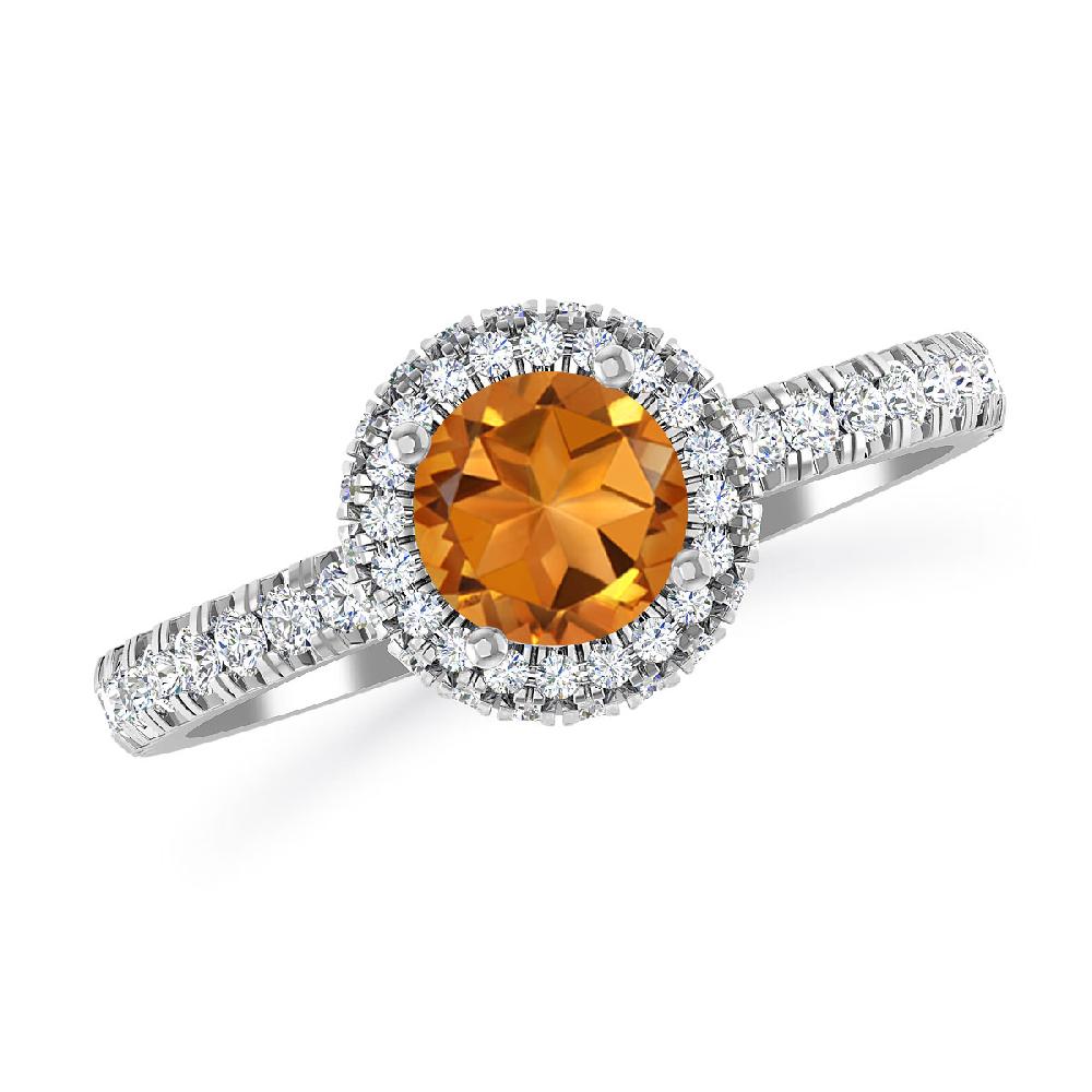 White Gold - Citrine