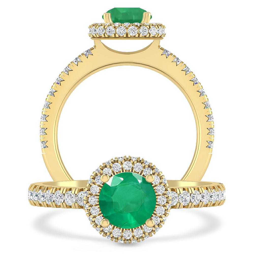 Yellow Gold - Emerald