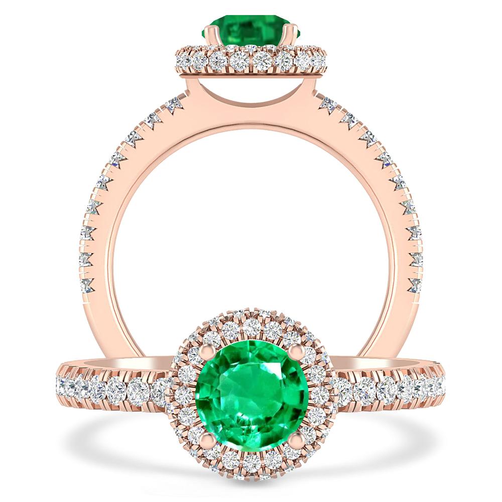 Rose Gold - Emerald