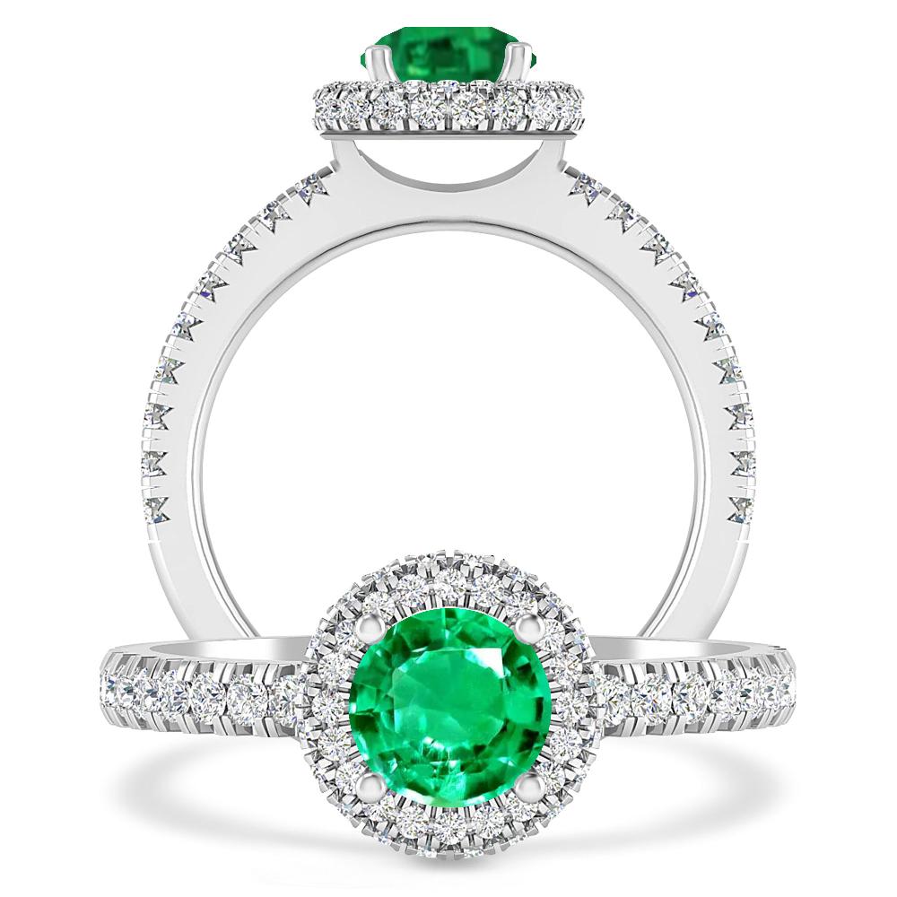 White Gold - Emerald