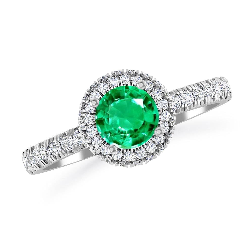 White Gold - Emerald