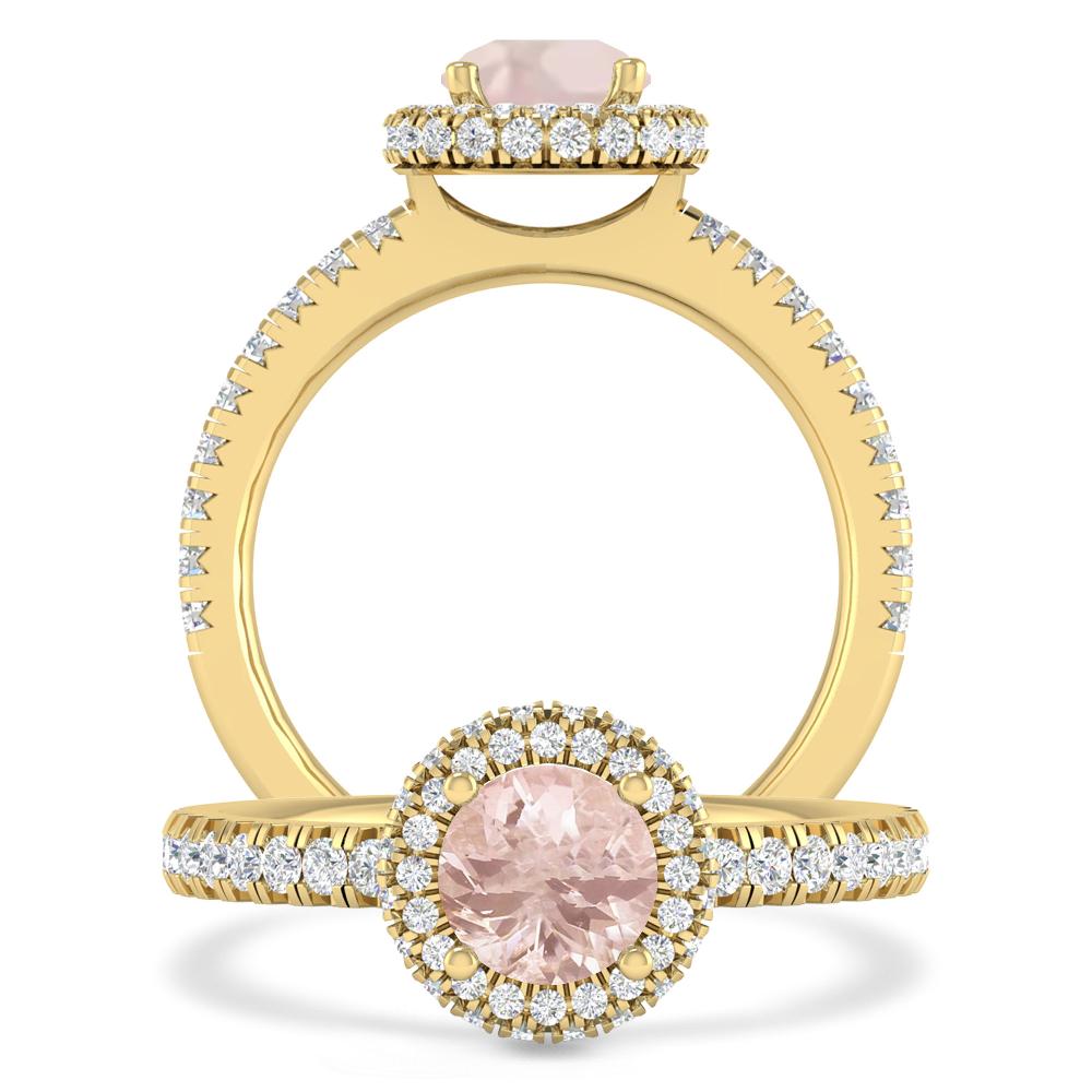 Yellow Gold - Morganite