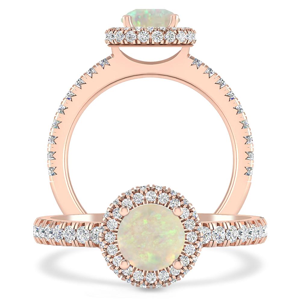 Rose Gold - Opal