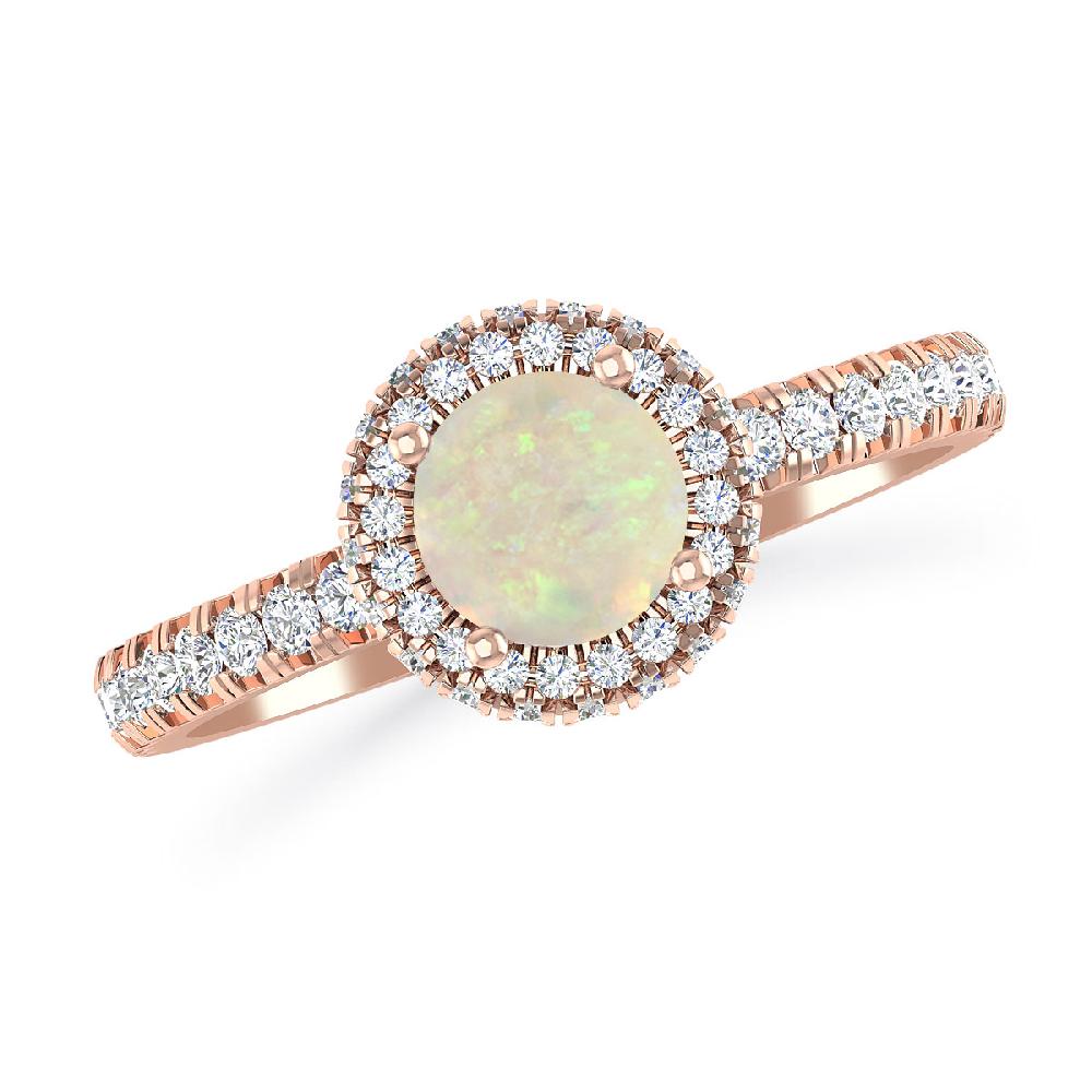 Rose Gold - Opal