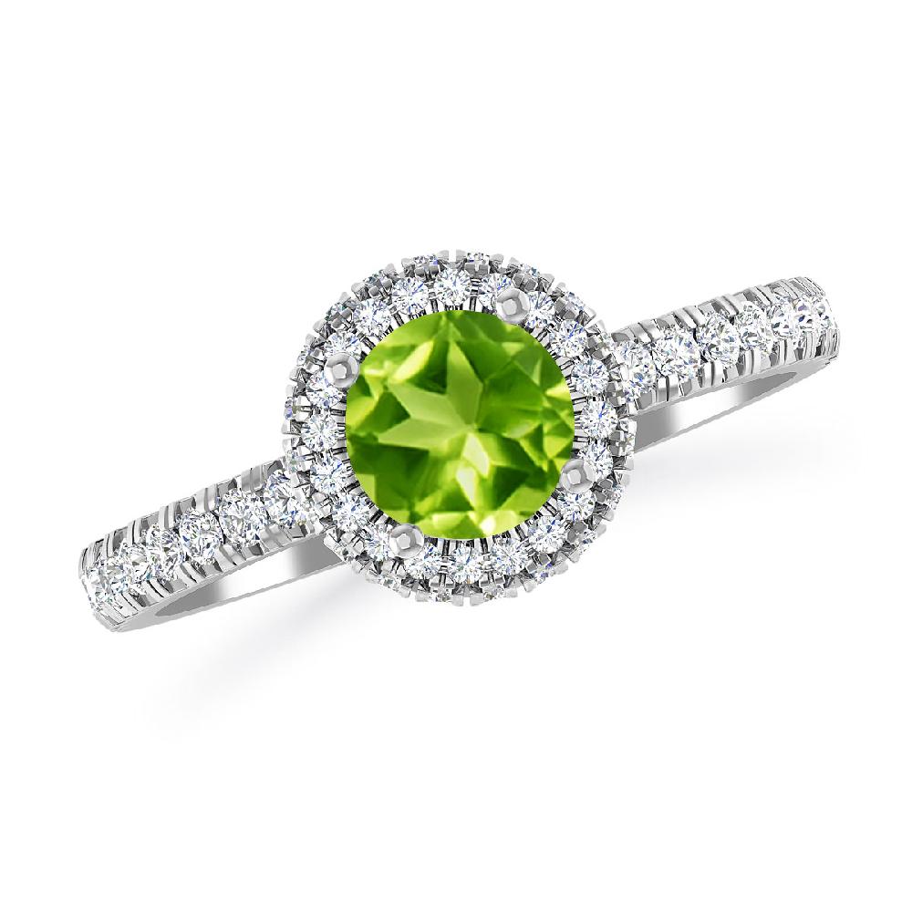 White Gold - Peridot