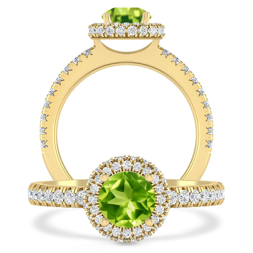 Yellow Gold - Peridot