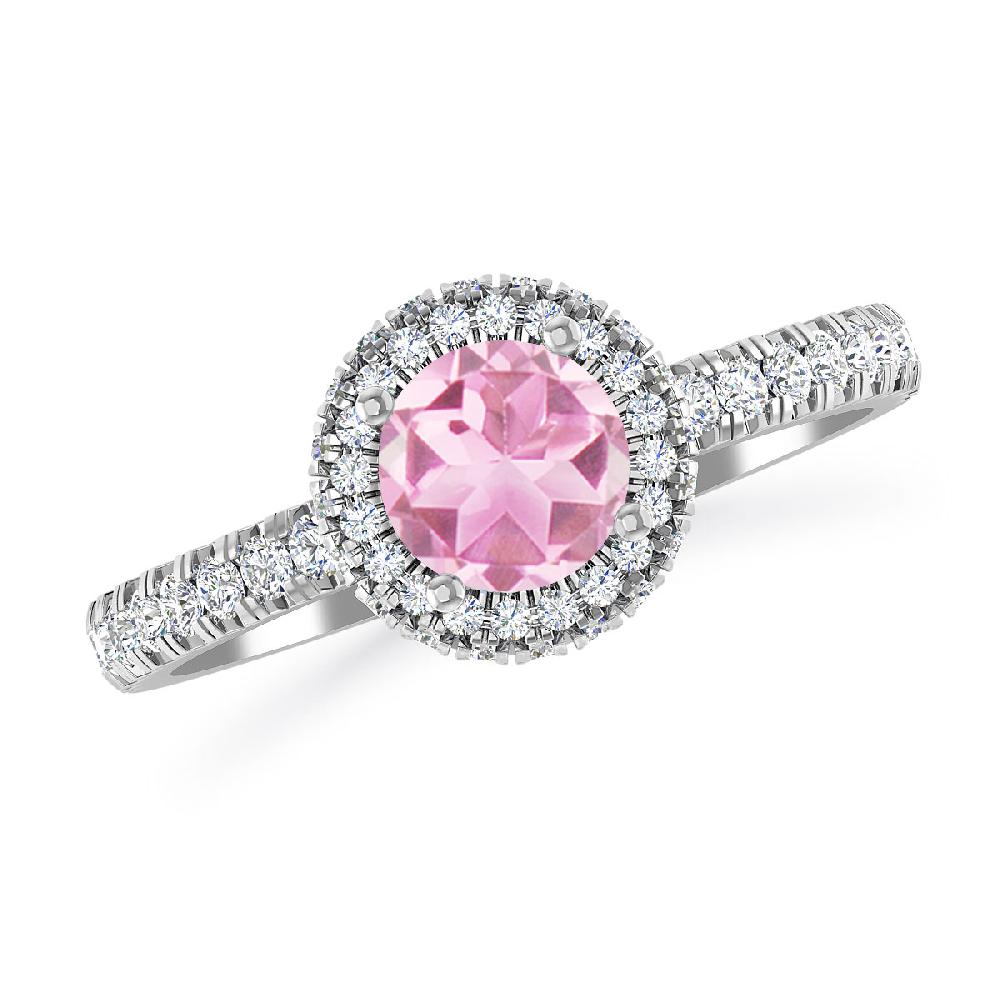 White Gold - Pink Tourmaline