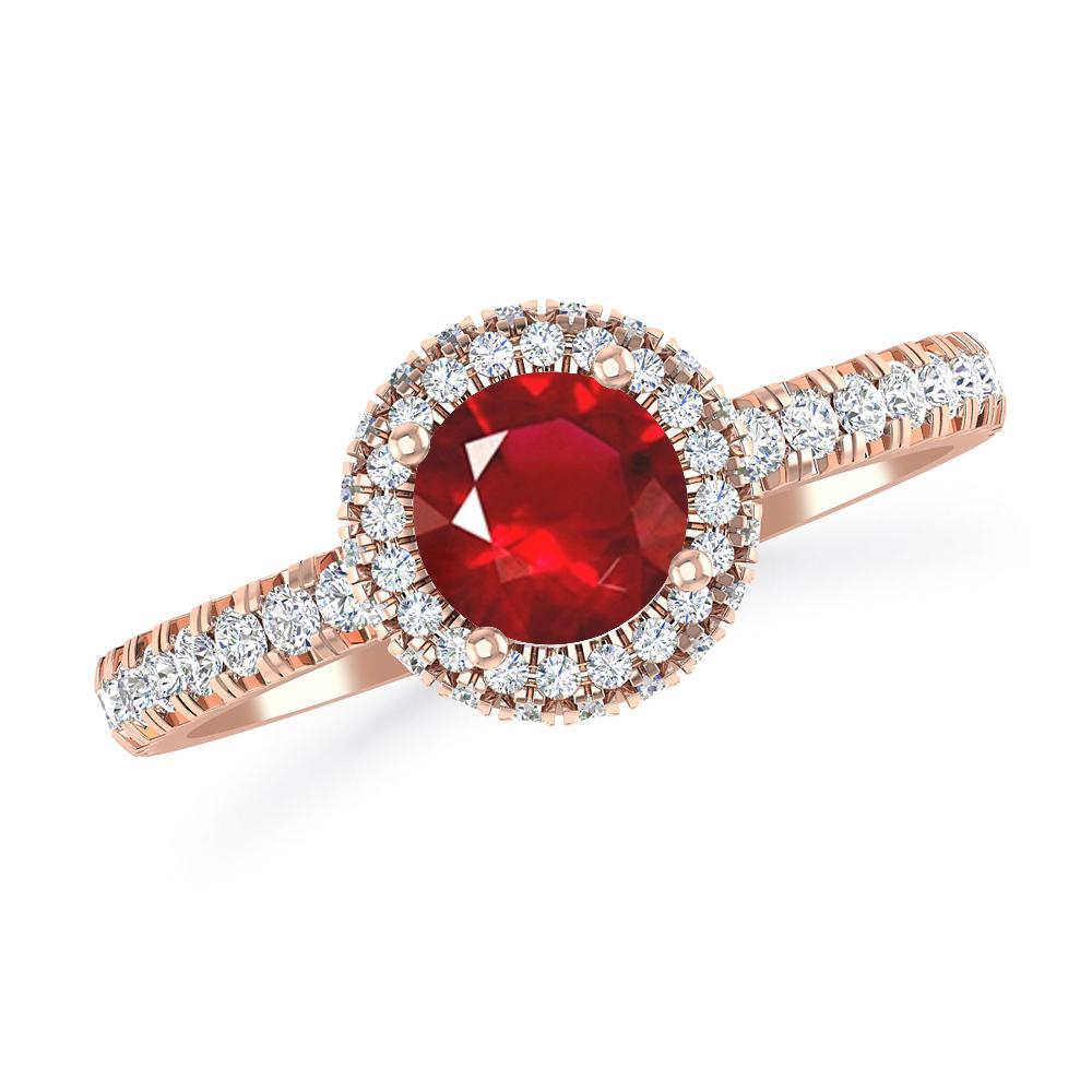 Rose Gold - Ruby