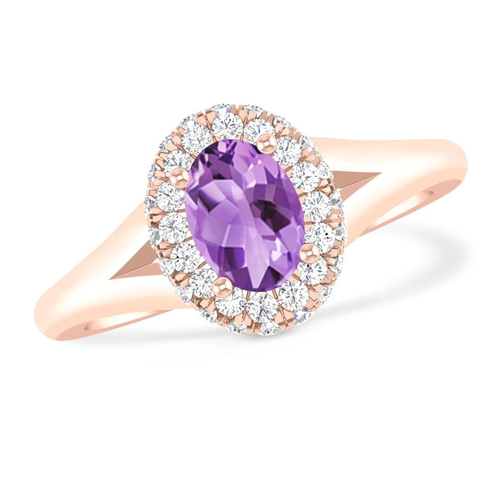 Rose Gold - Amethyst