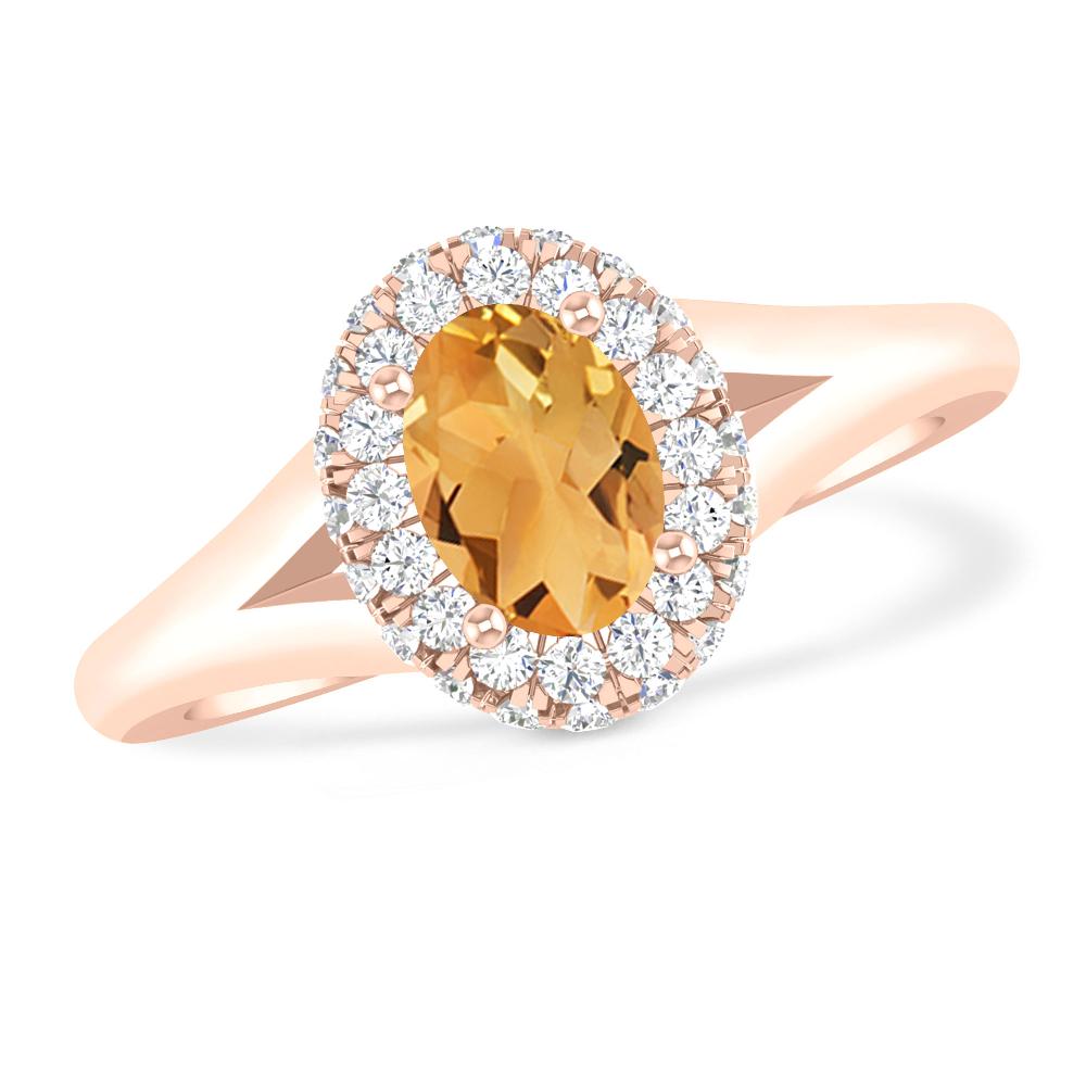 Rose Gold - Citrine