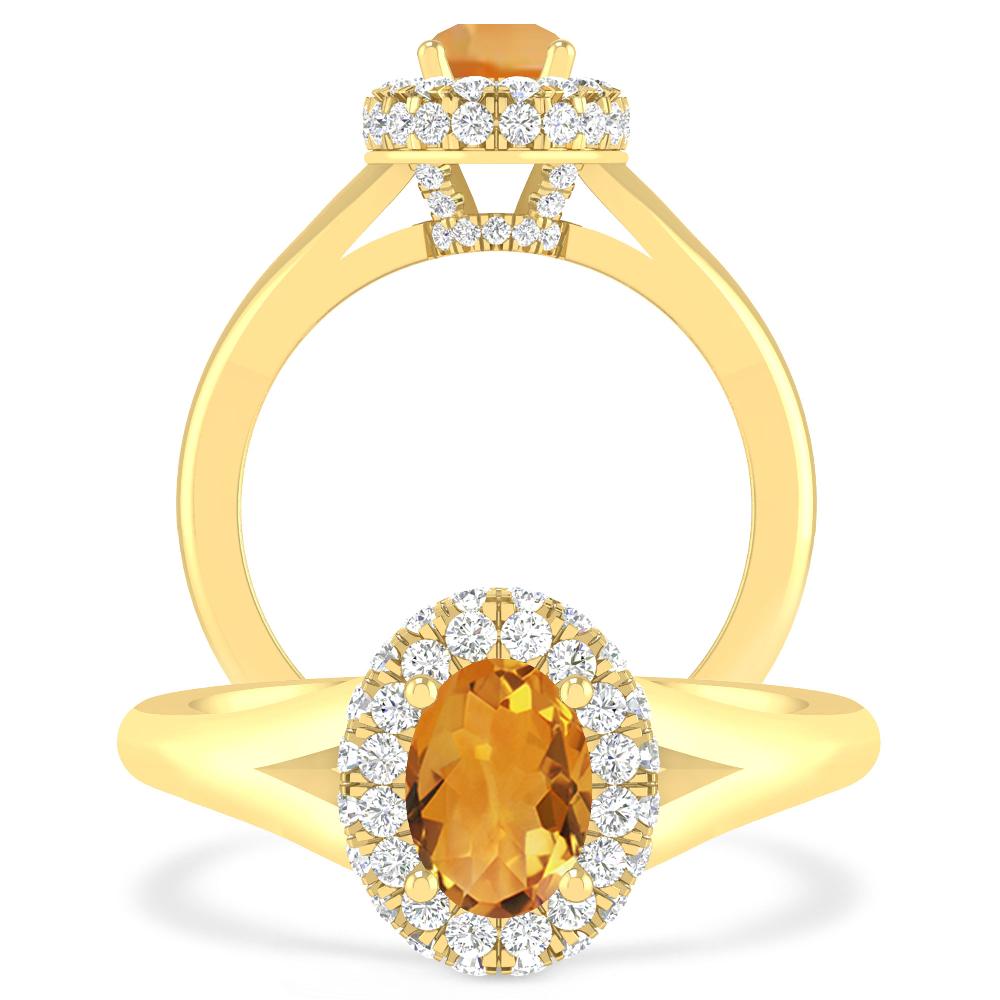 Yellow Gold - Citrine
