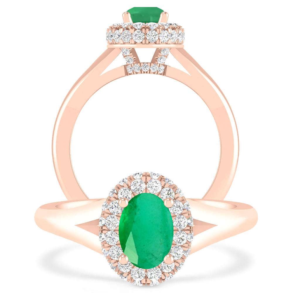 Rose Gold - Emerald
