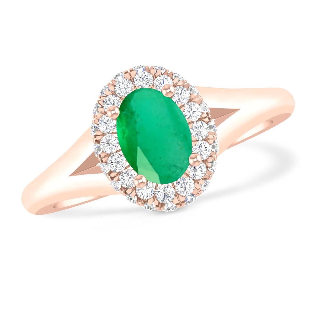 Rose Gold - Emerald