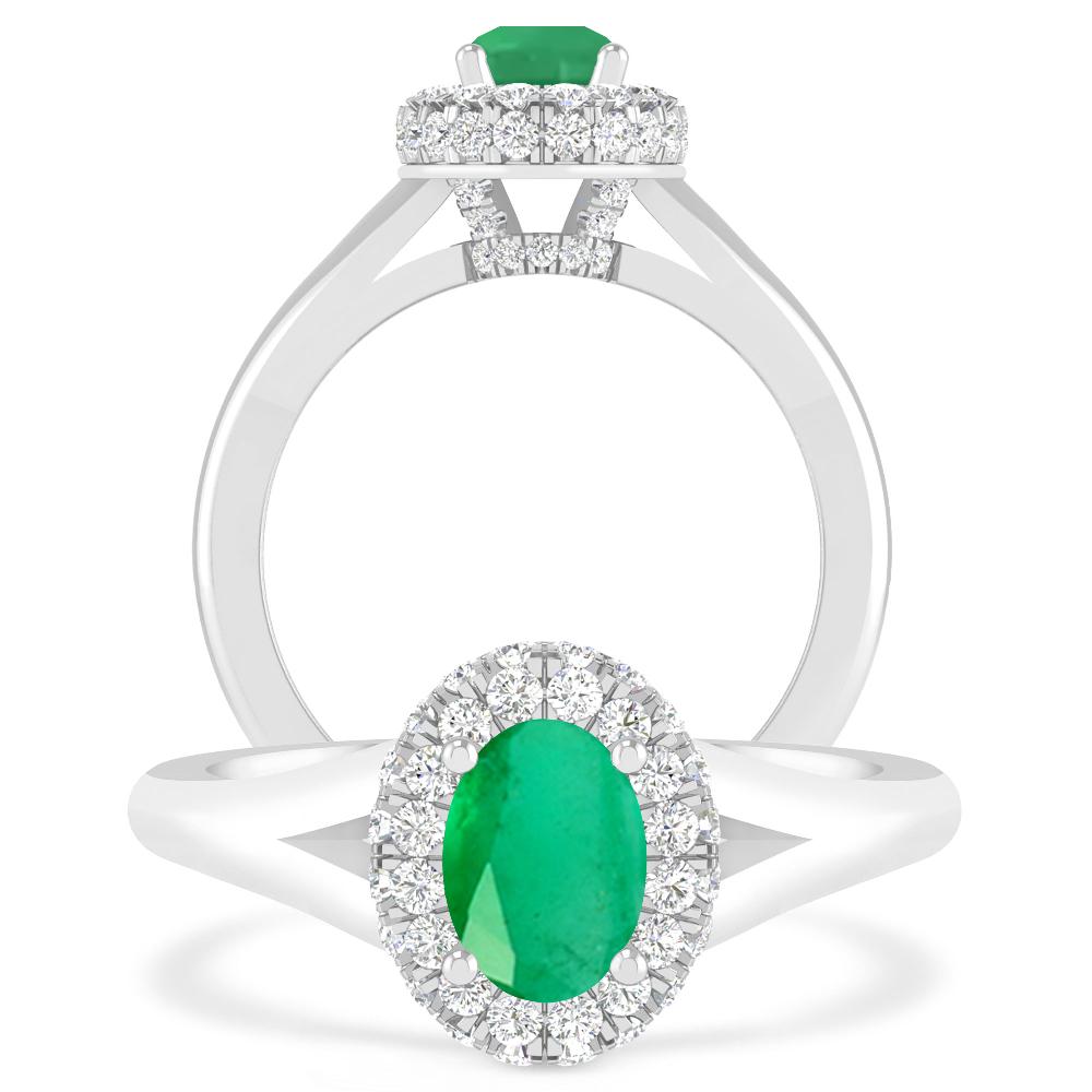 White Gold - Emerald