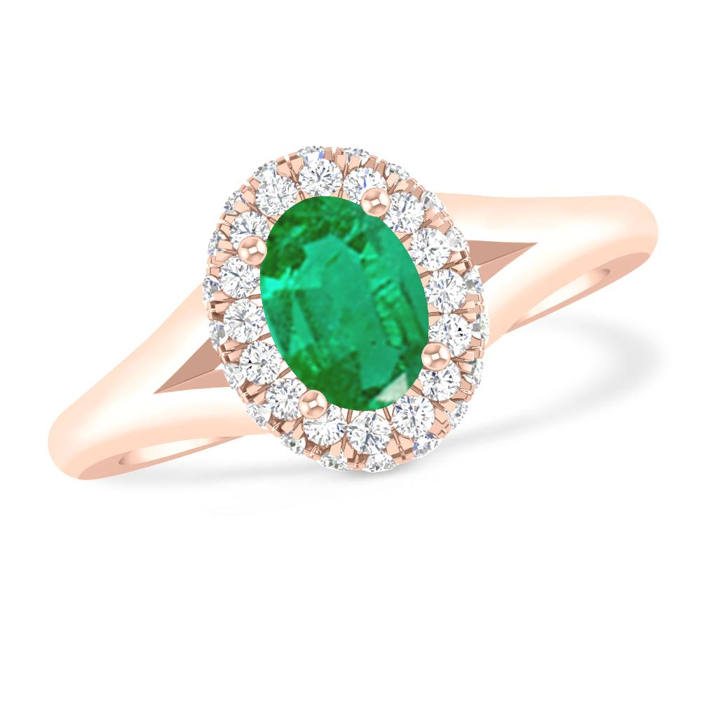 Rose Gold - Emerald