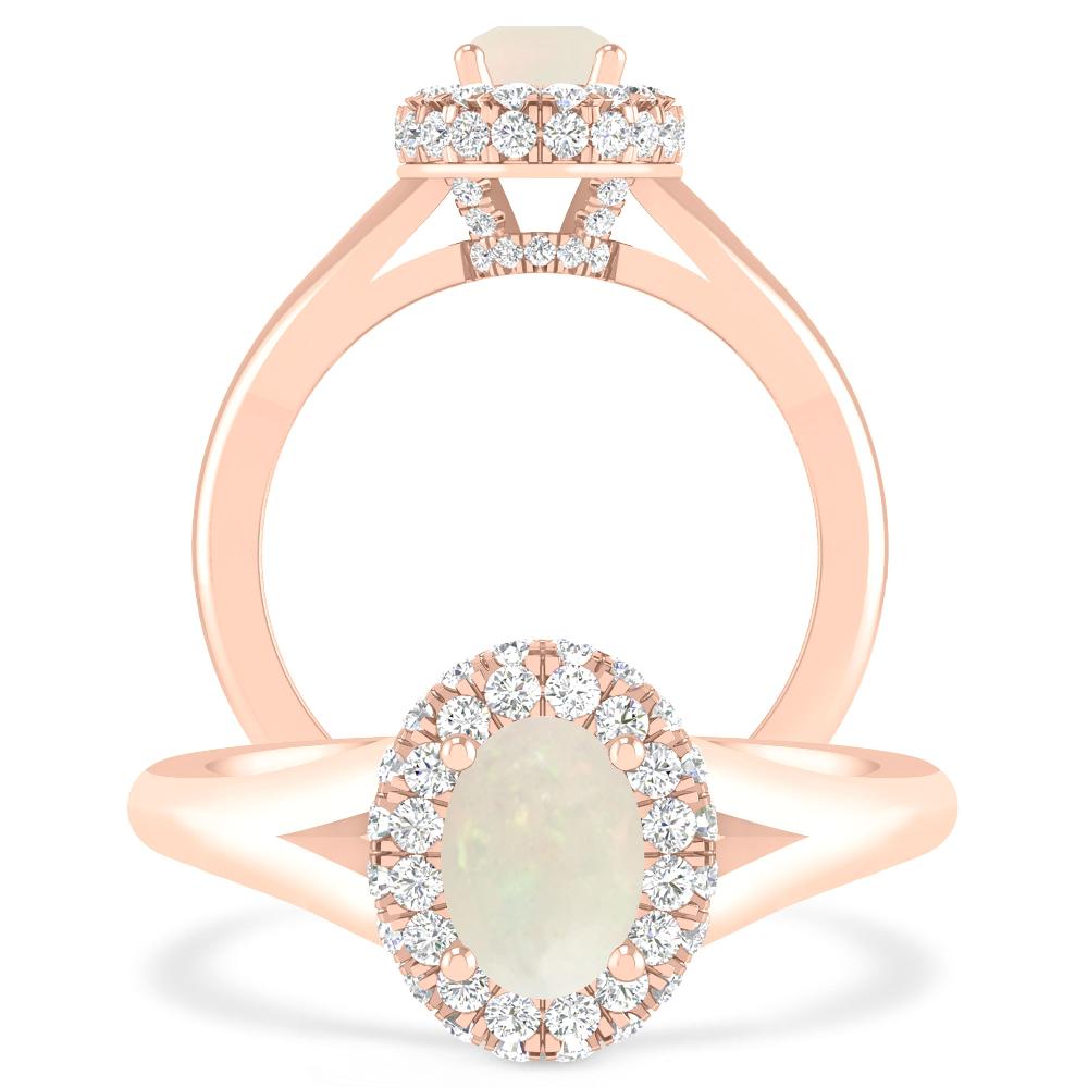 Rose Gold - Opal