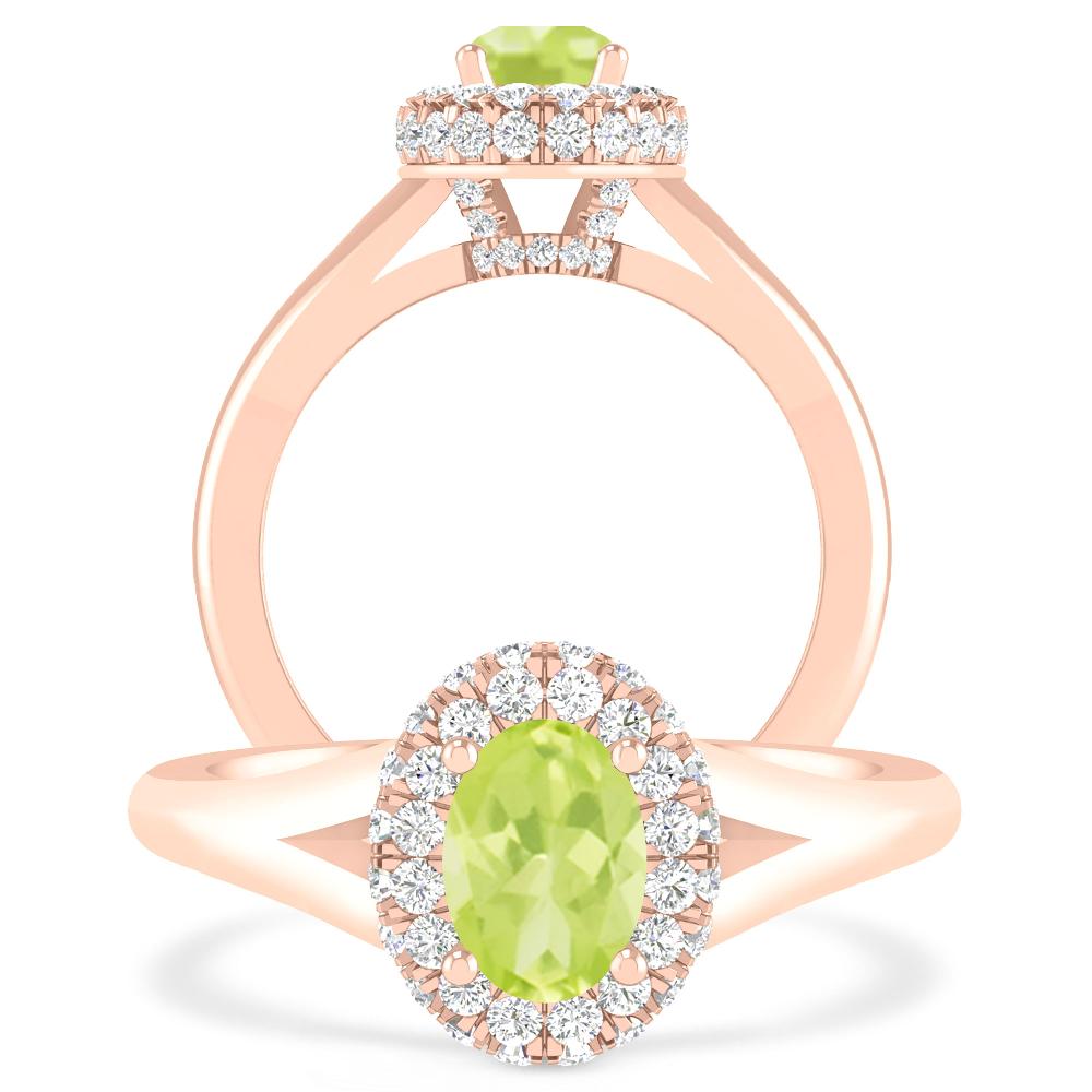 Rose Gold - Peridot