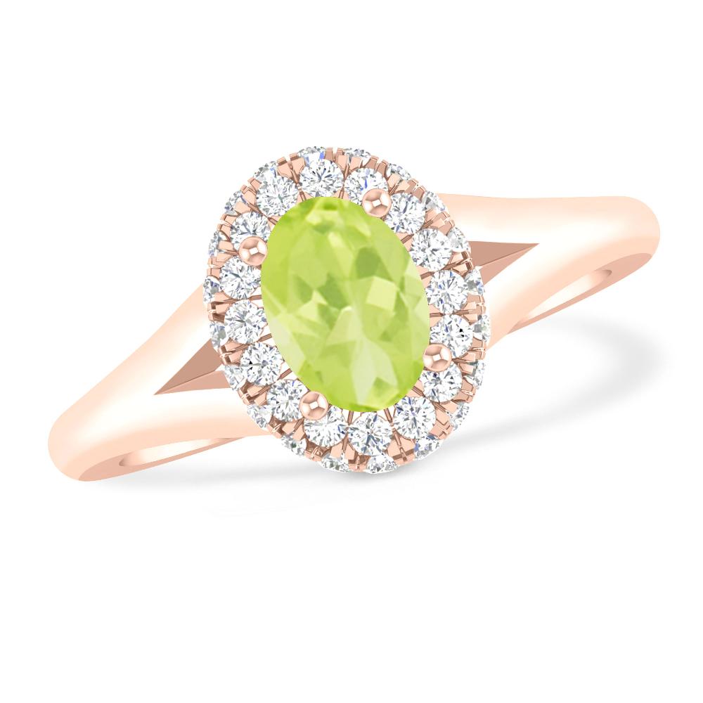 Rose Gold - Peridot