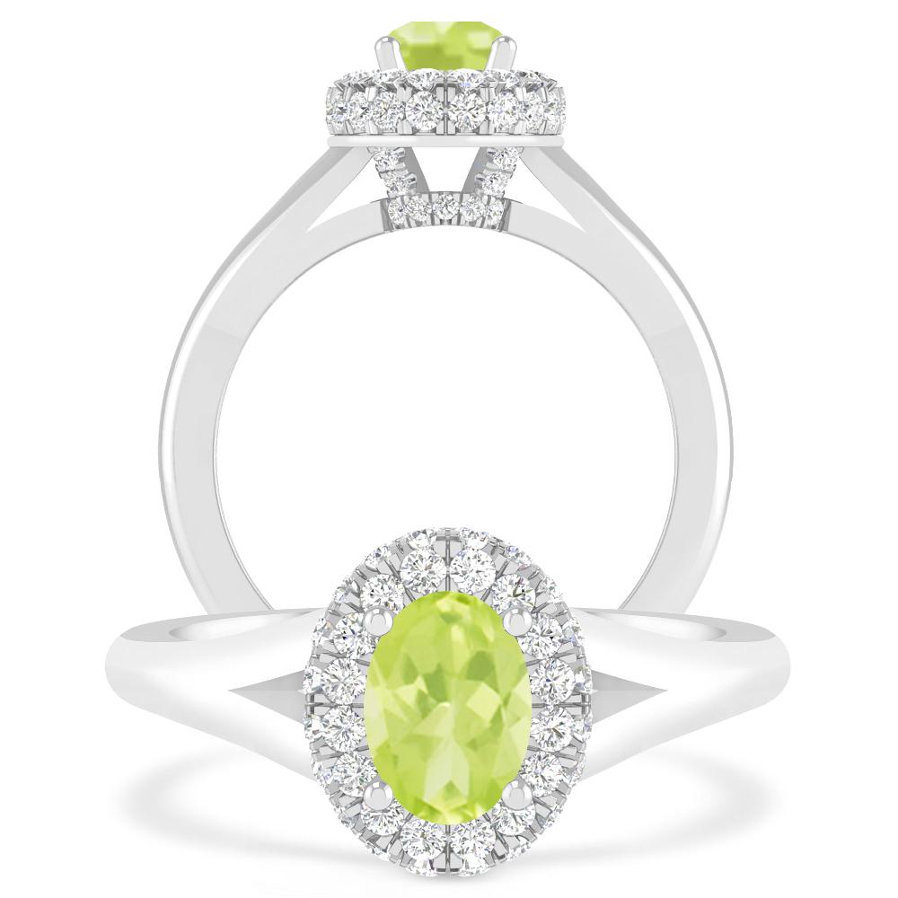 White Gold - Peridot