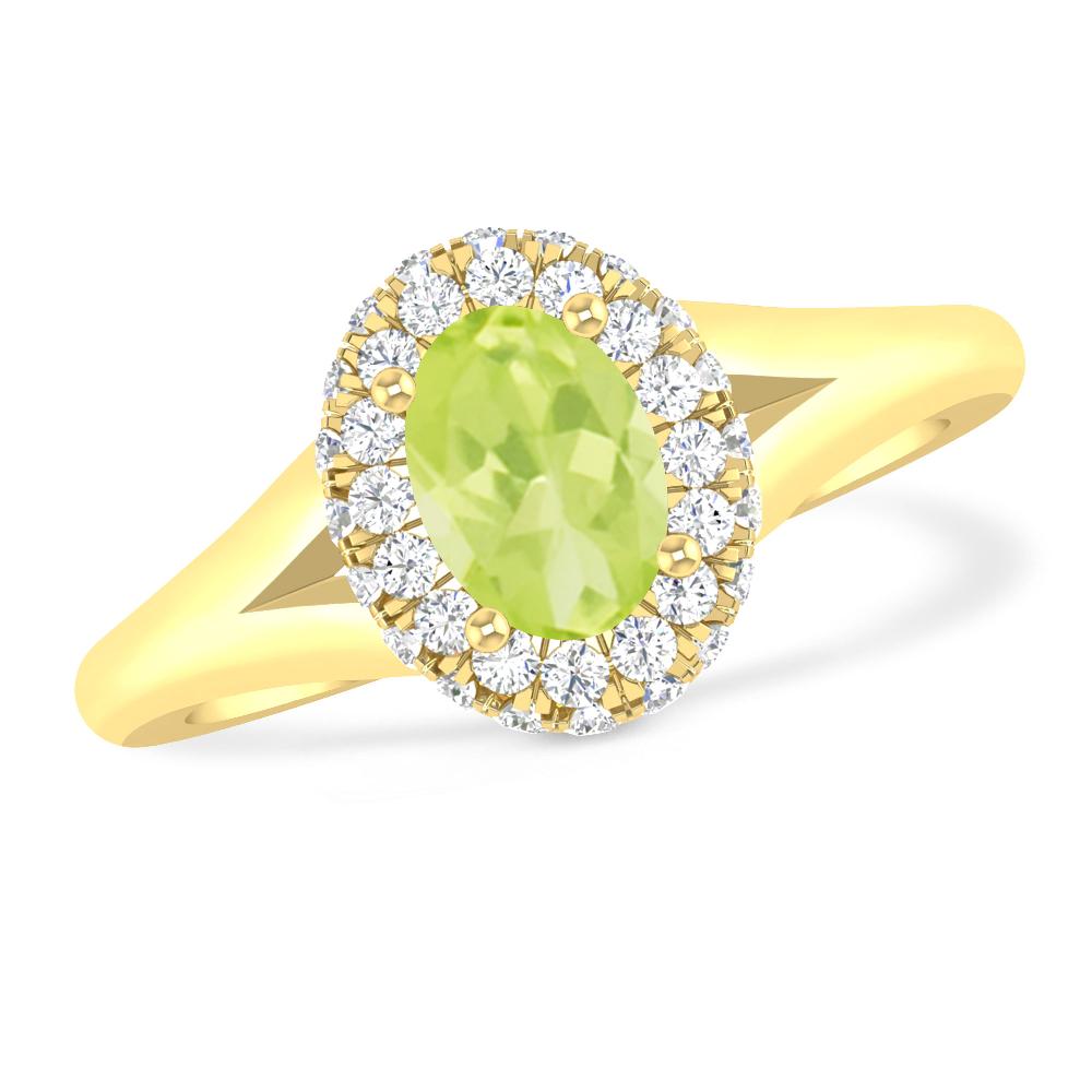 Yellow Gold - Peridot