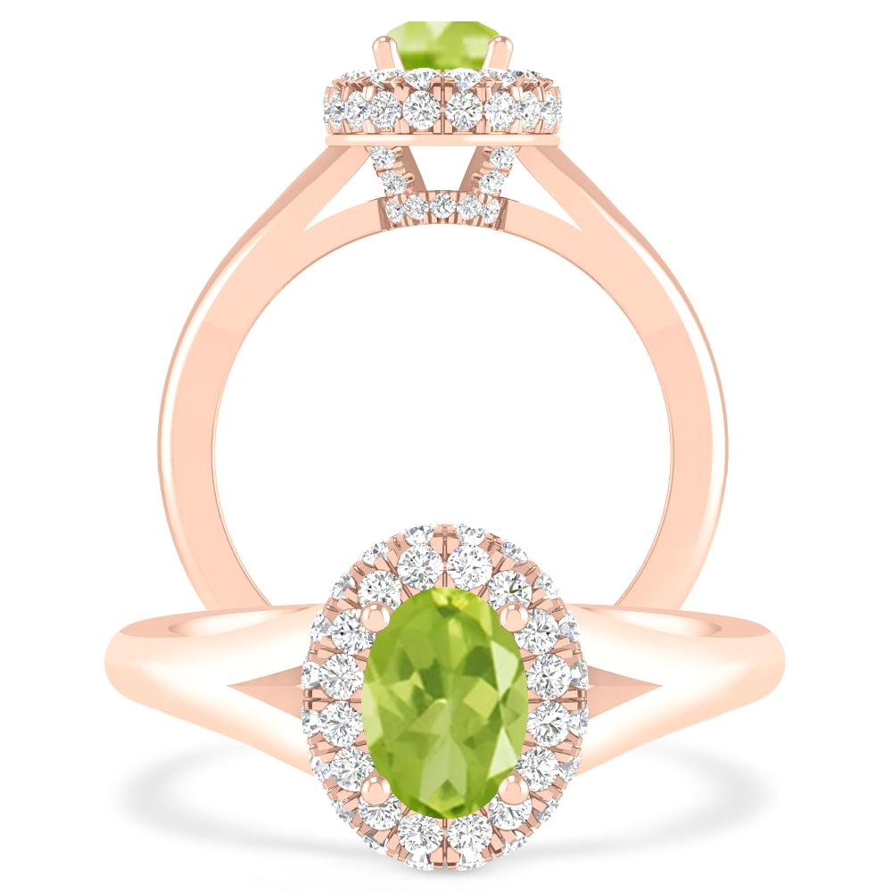 Rose Gold - Peridot