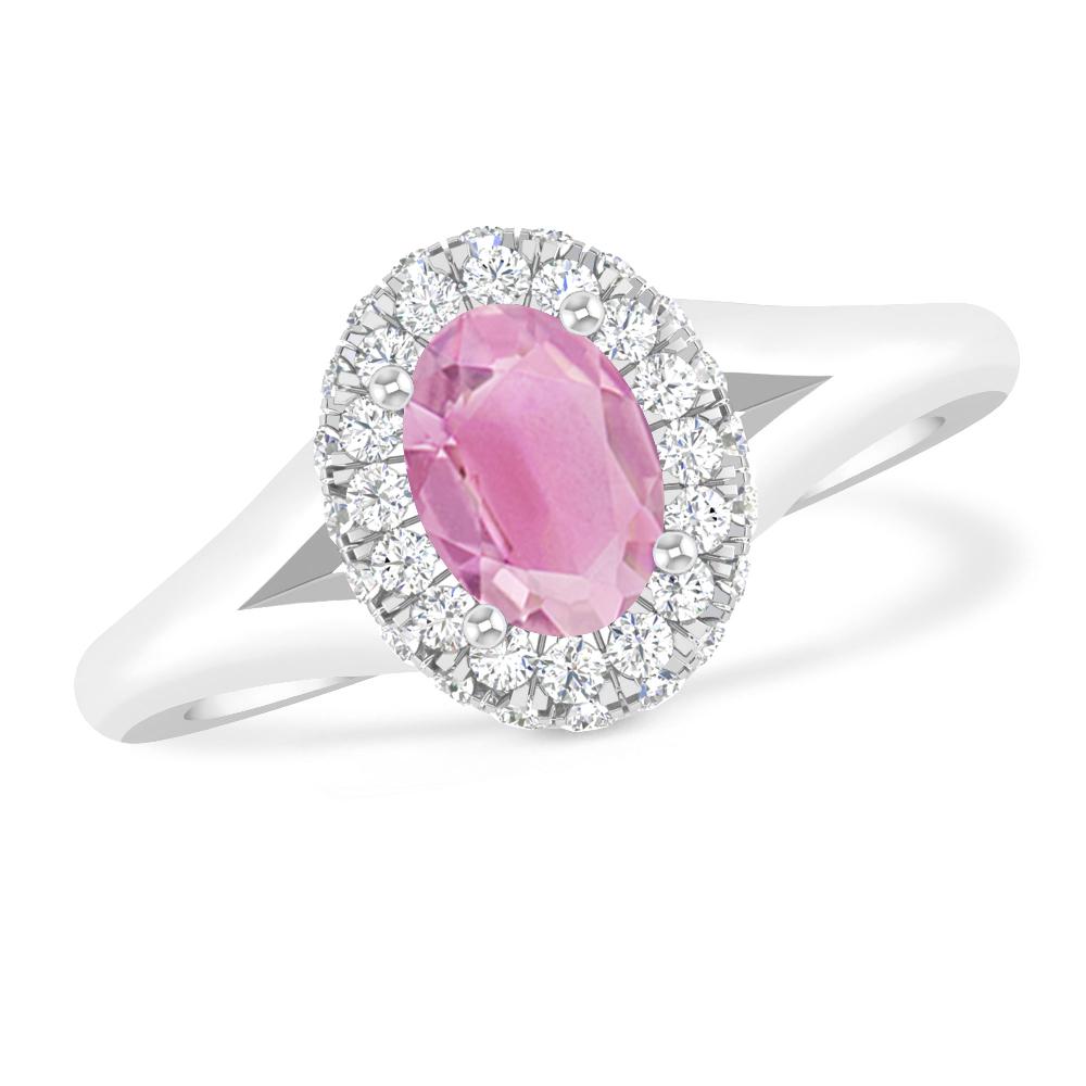 White Gold - Pink Tourmaline