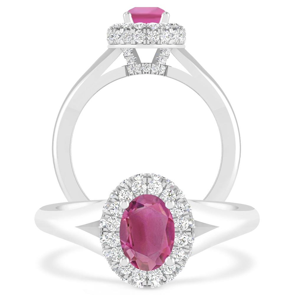 White Gold - Pink Tourmaline
