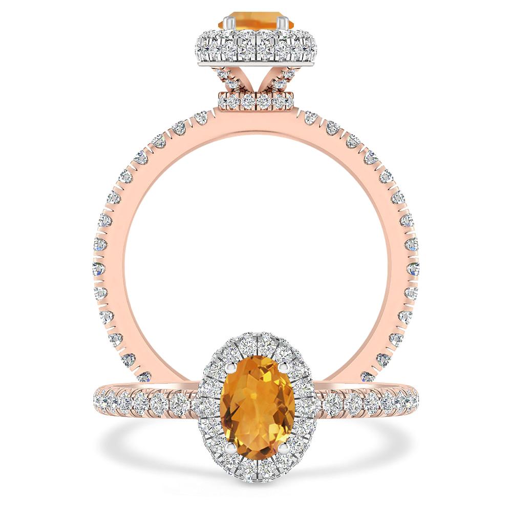 Rose Gold - Citrine