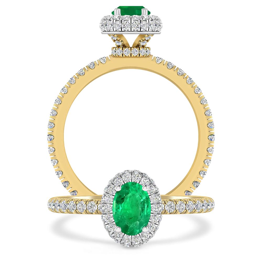 Yellow Gold - Emerald