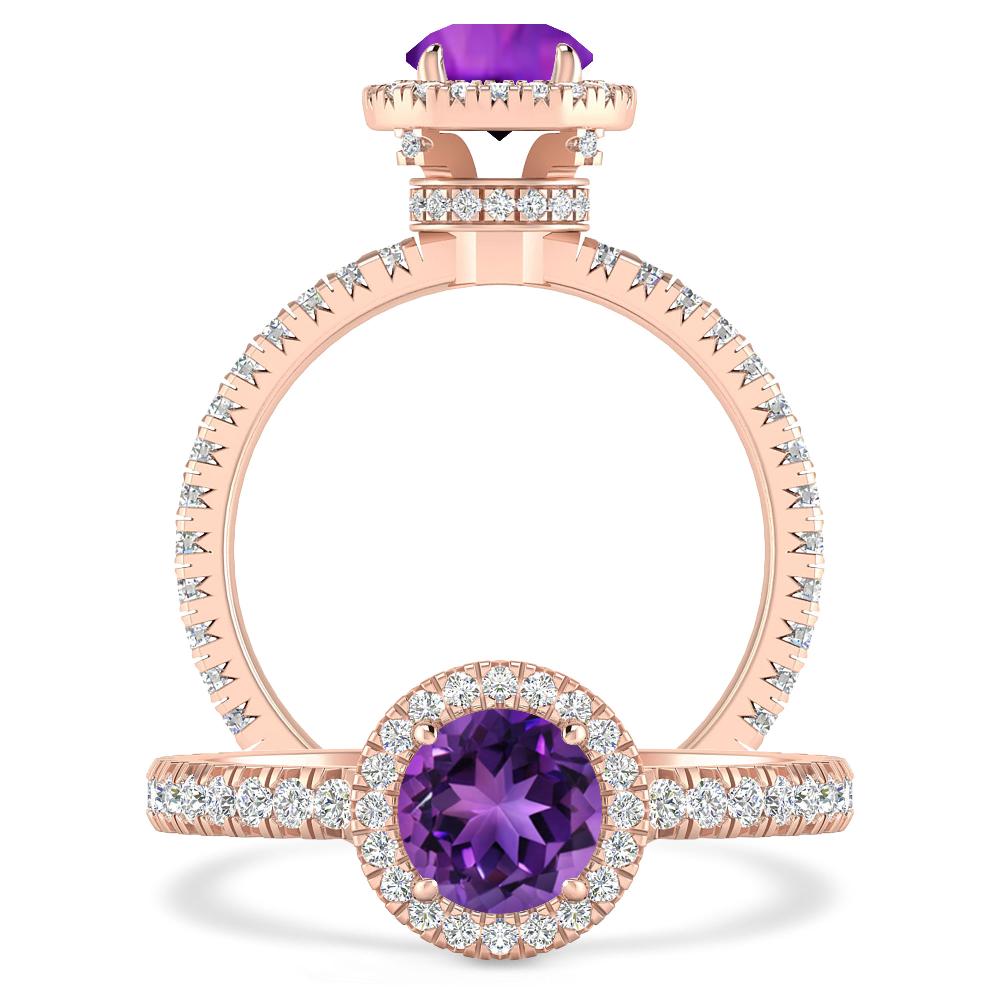 Rose Gold - Amethyst