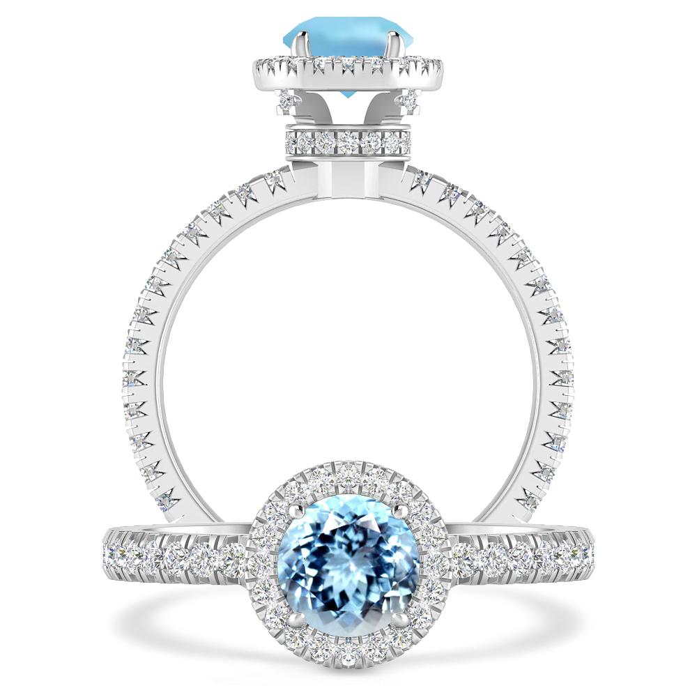 White Gold - Aquamarine