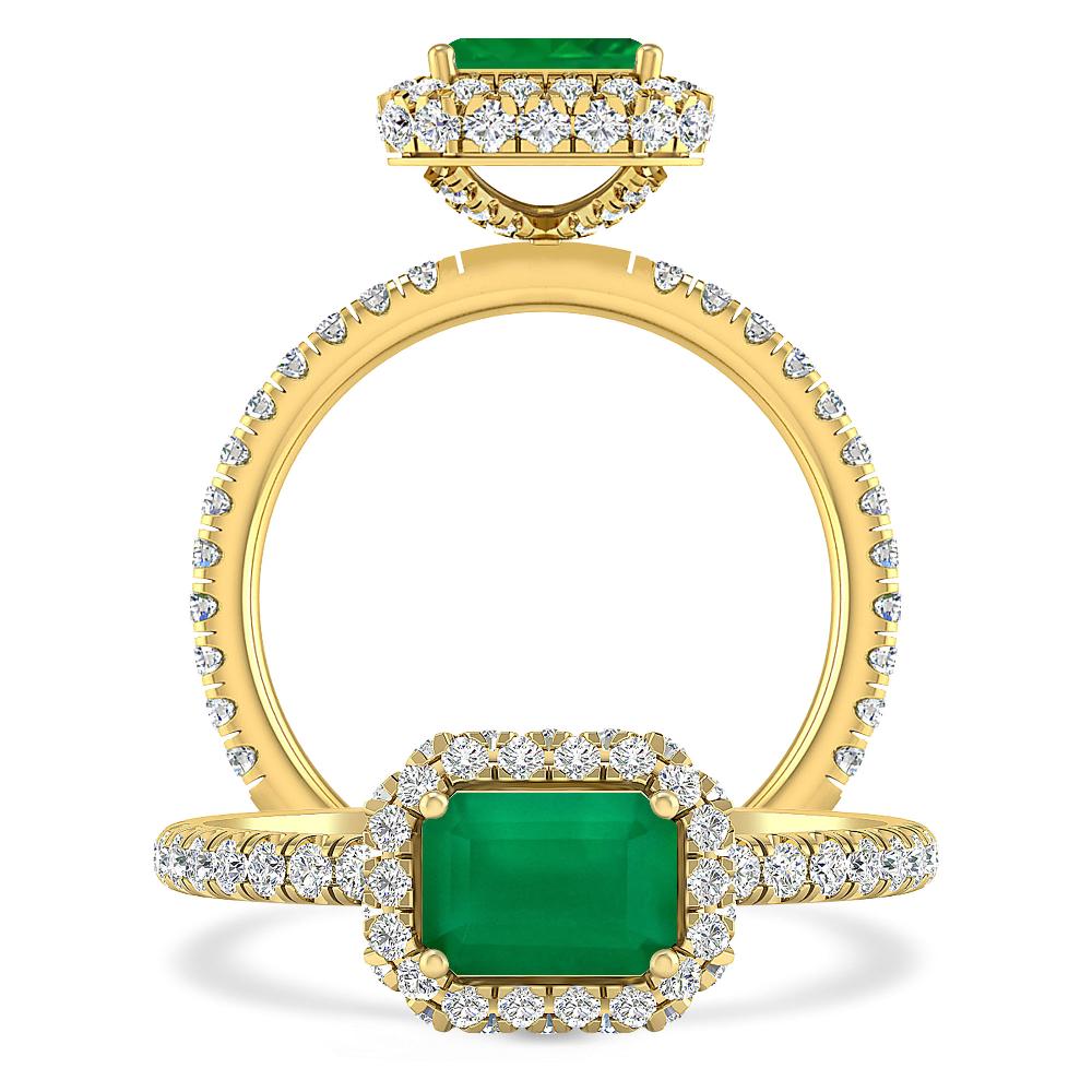 Yellow Gold - Emerald
