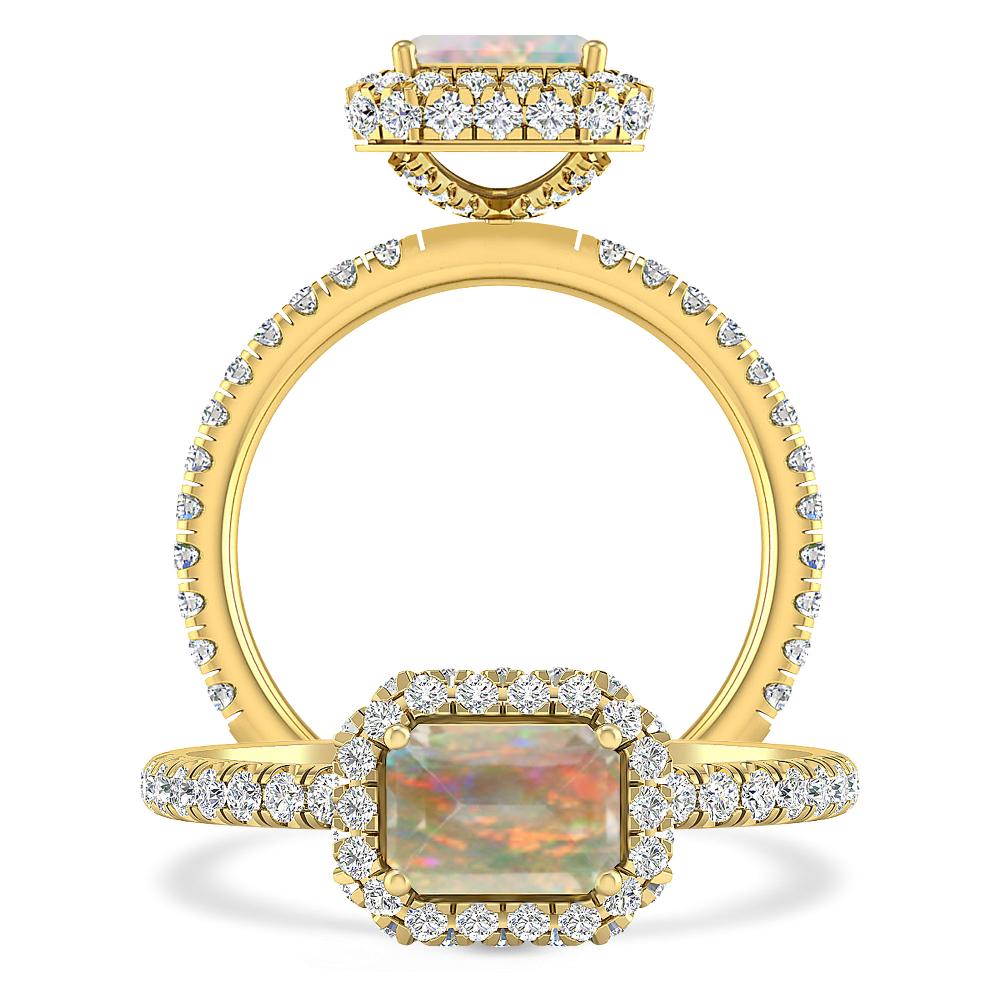 Yellow Gold - Opal