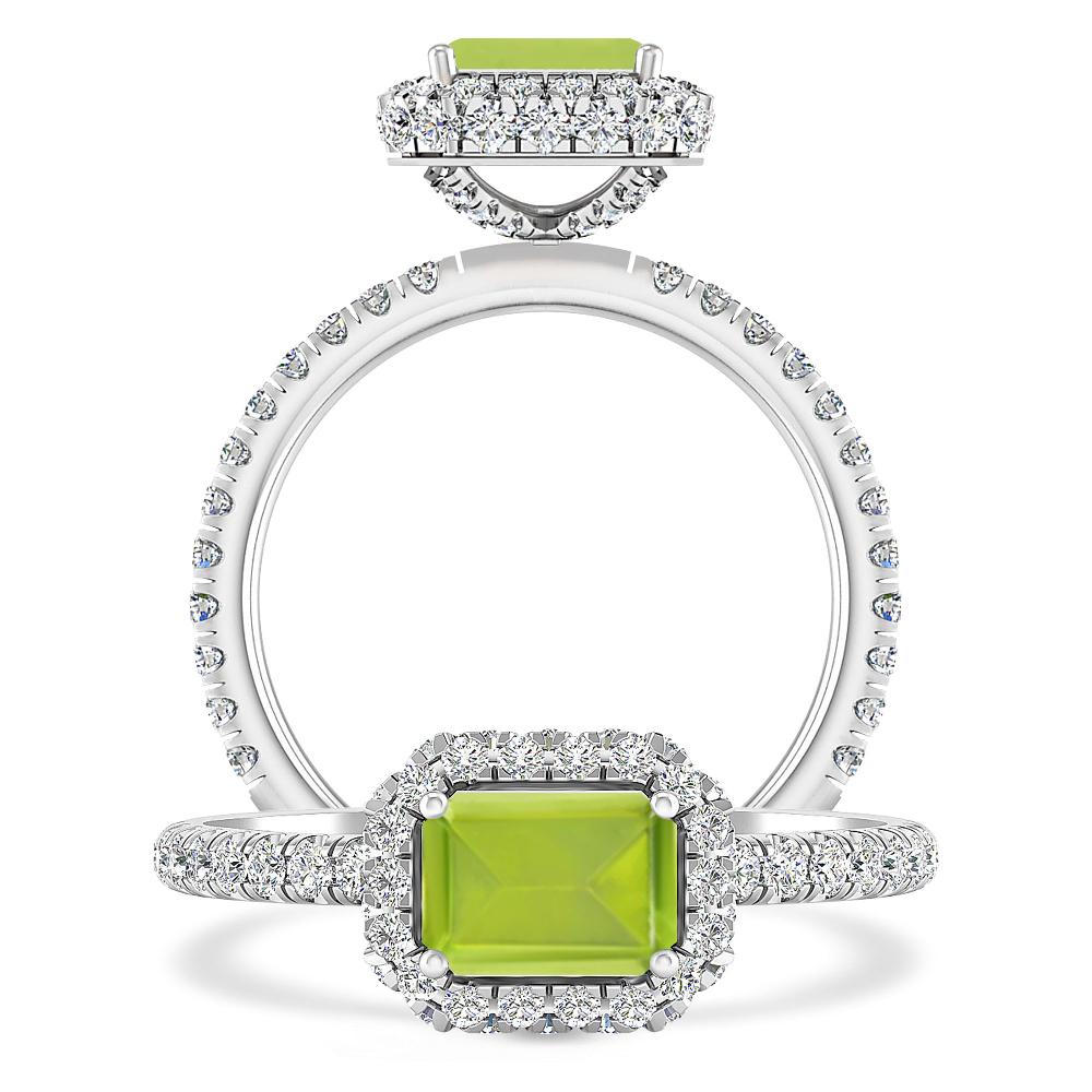 White Gold - Peridot