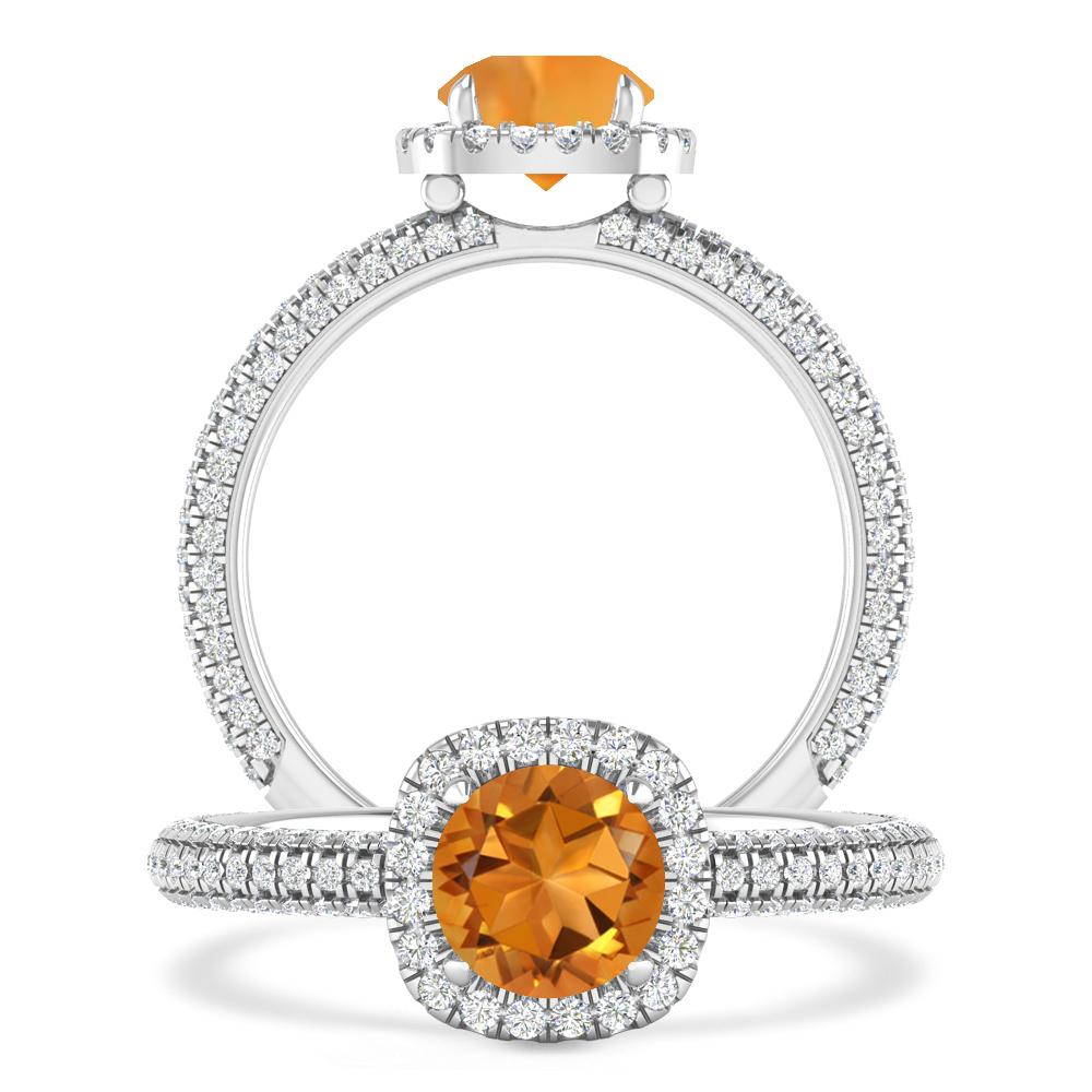 White Gold - Citrine