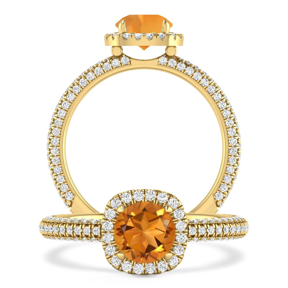 Yellow Gold - Citrine