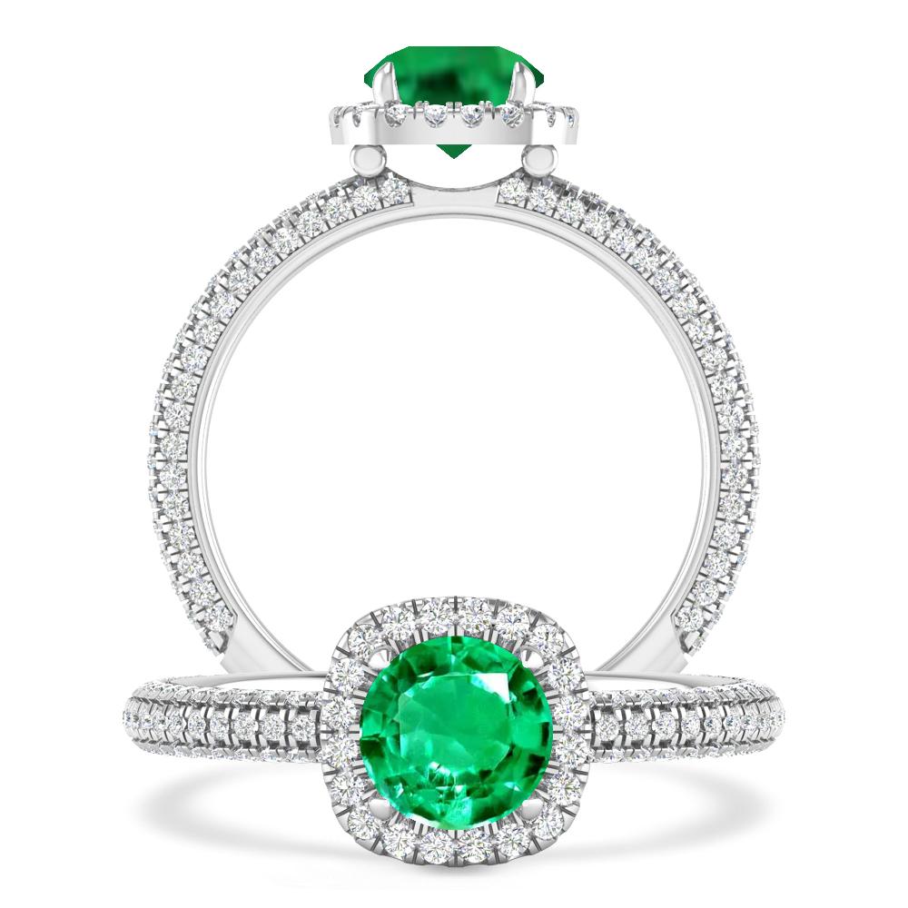 White Gold - Emerald