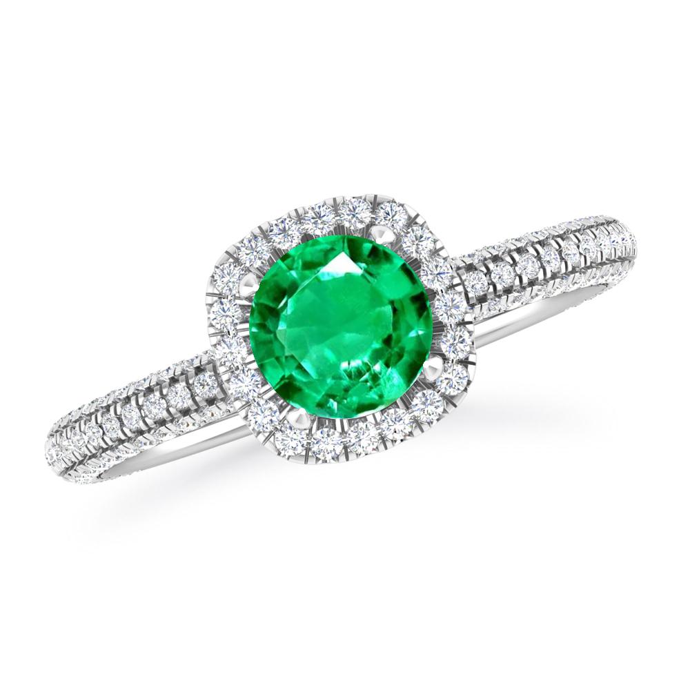 White Gold - Emerald