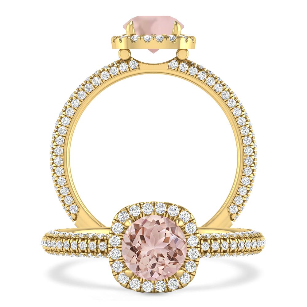 Yellow Gold - Morganite