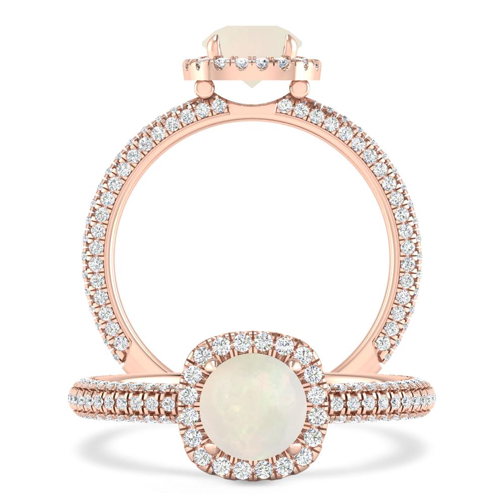 Rose Gold - Opal