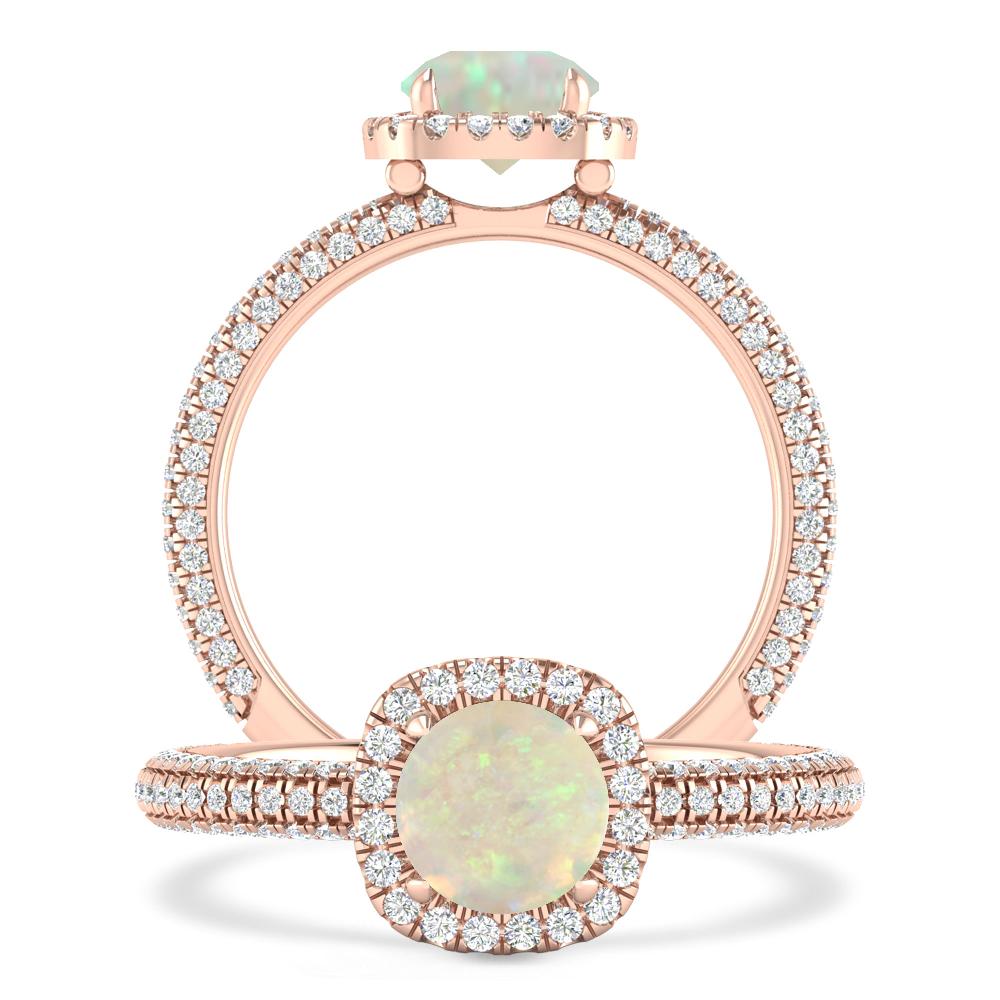 Rose Gold - Opal